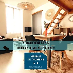  Apartment Royalement Bien ! Hyper-centre - Wifi - Netflix - Disney Plus